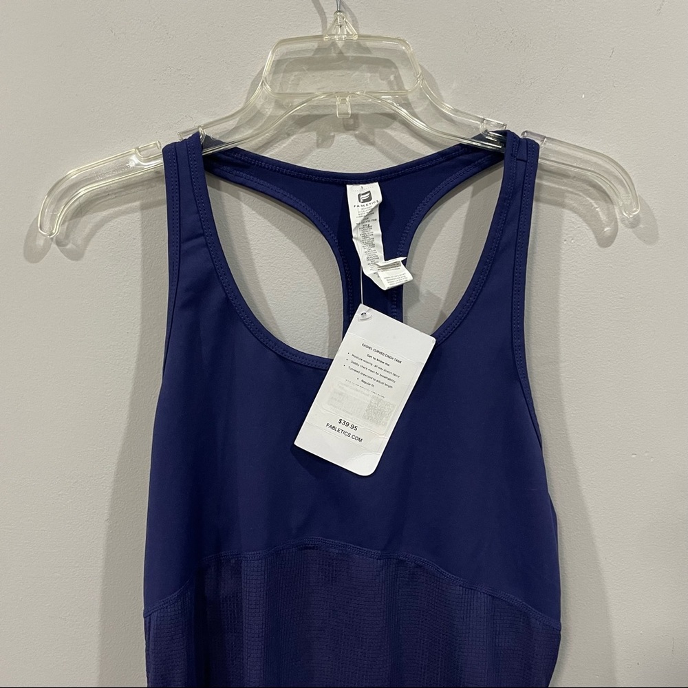NWT Fabletics Ruched Athletic Tank Top - Picture 4 of 8
